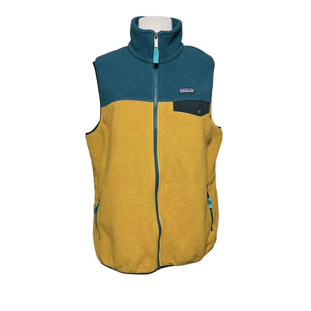 PATAGONIA Men’s Lightweight Synchilla Snap-T Zip Front Fleece Vest